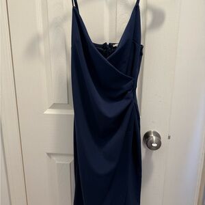 Elegant Navy Blue Women's Dress